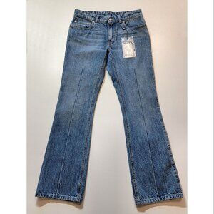 Alexander McQueen Straight-Leg Jeans Medium Blue Size IT-40, US-4, Small